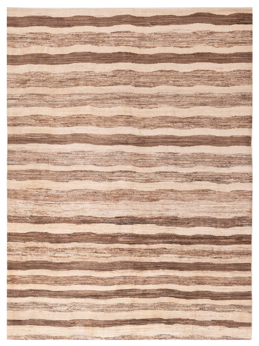 Siena Tibetino 154027 Brown Contemporary Hand Knotted Rug