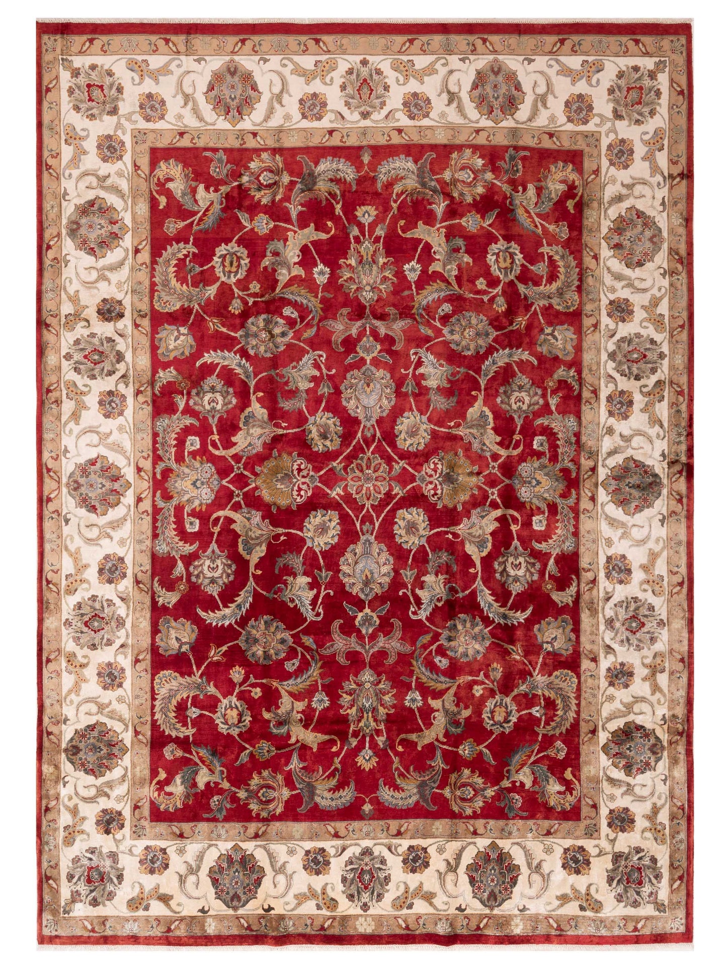 Rajpur Imperial 154056 Red Traditional Hand Knotted Rug