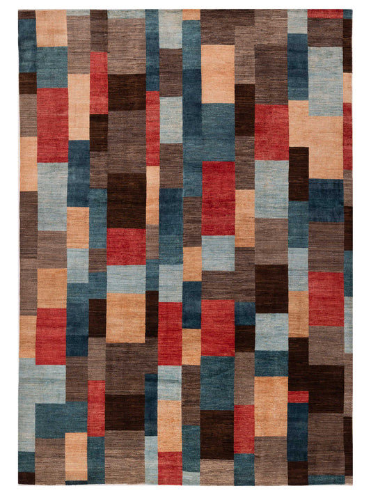 Siena Tibetino 154058 Multi Contemporary Hand Knotted Rug