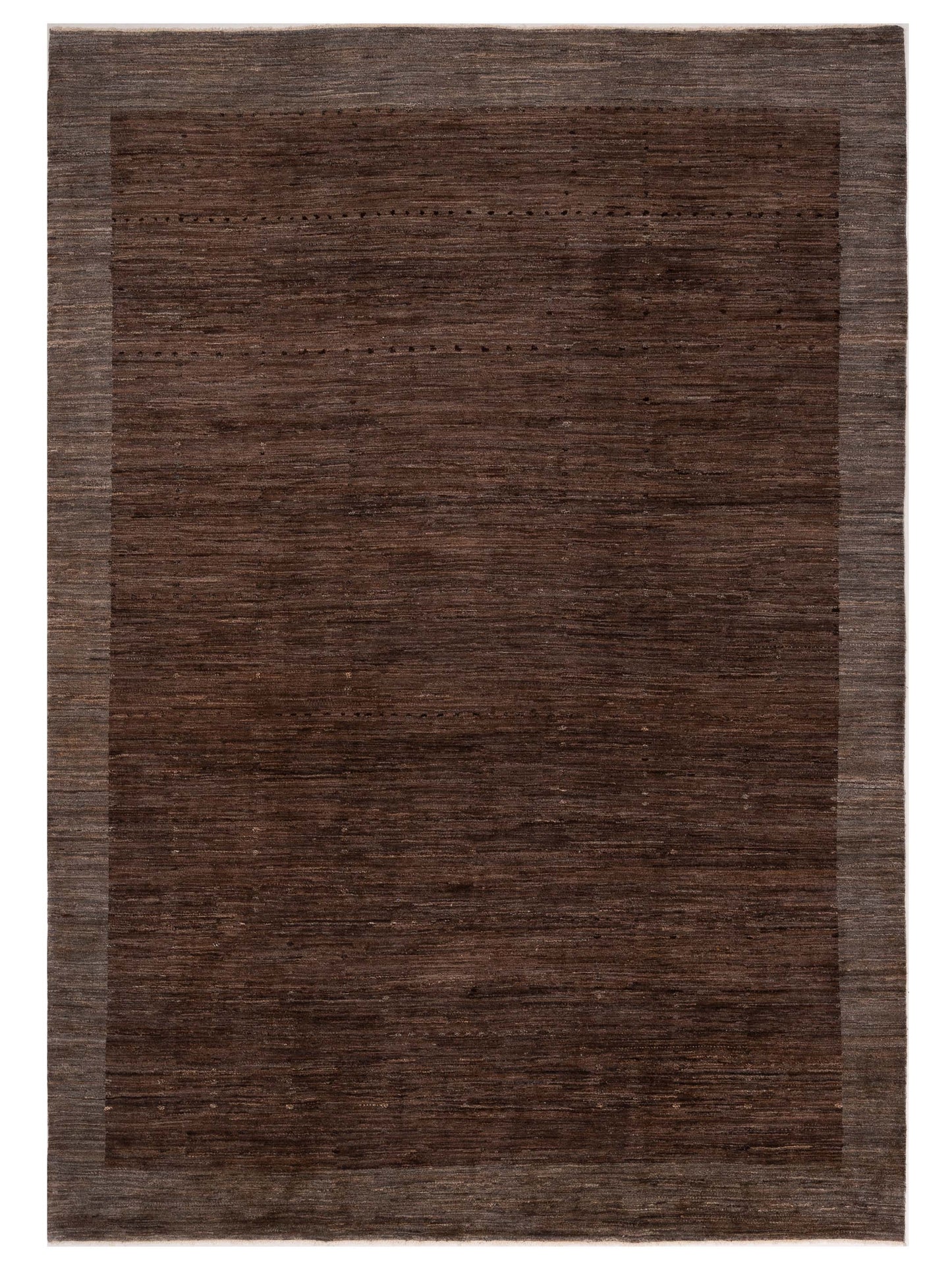 Siena Tibetino 154075 Brown Contemporary Hand Knotted Rug