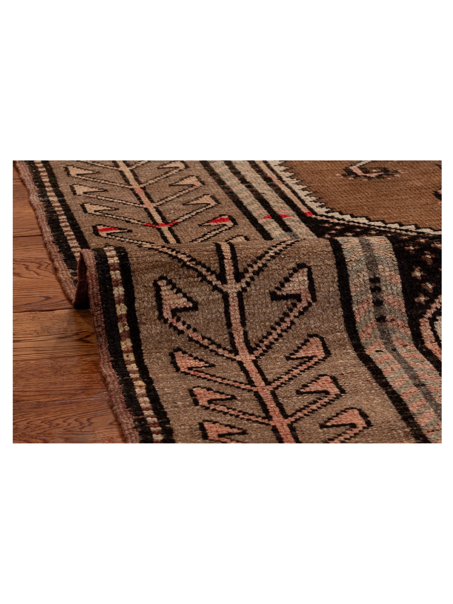 Pasha Old Anatolian 154149 Brown Brown Transitional Hand Knotted Rug