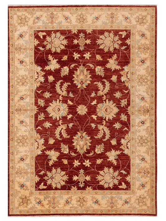 Pasha Authentic Oushak 154474 Rust Traditional Hand Knotted Rug