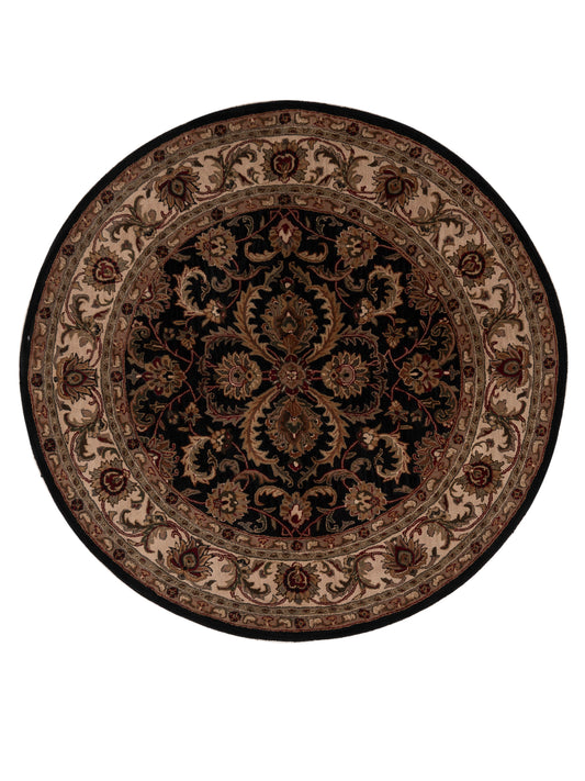 Siena Eternity 999004 Black Transitional Hand Tufted Rug