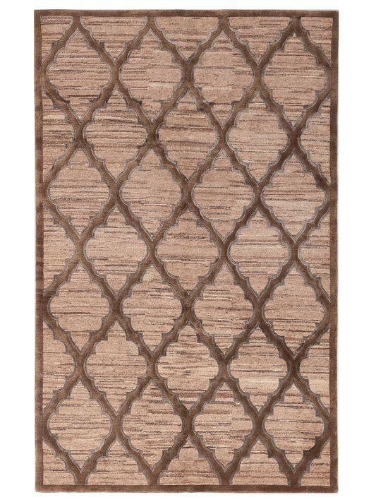 Siena Tibetino 999971 Beige Contemporary Hand Knotted Rug