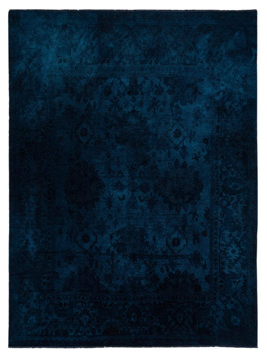 Pasha Vintage 999997 Teal Blue Contemporary Hand Knotted Rug